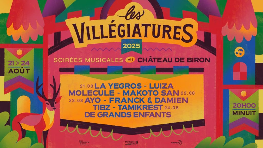 Affiche des villégiatures 2025