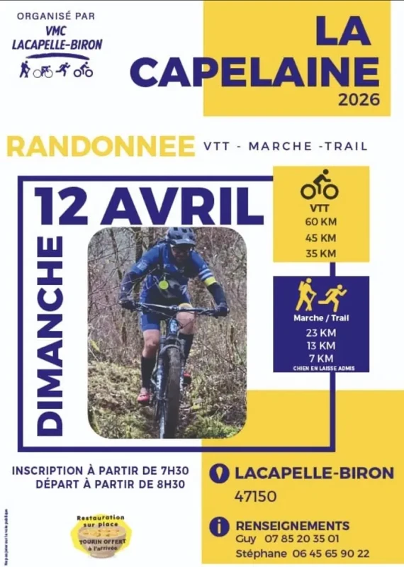 Randonnée - Château de Biron - VTT, Marche et Trail